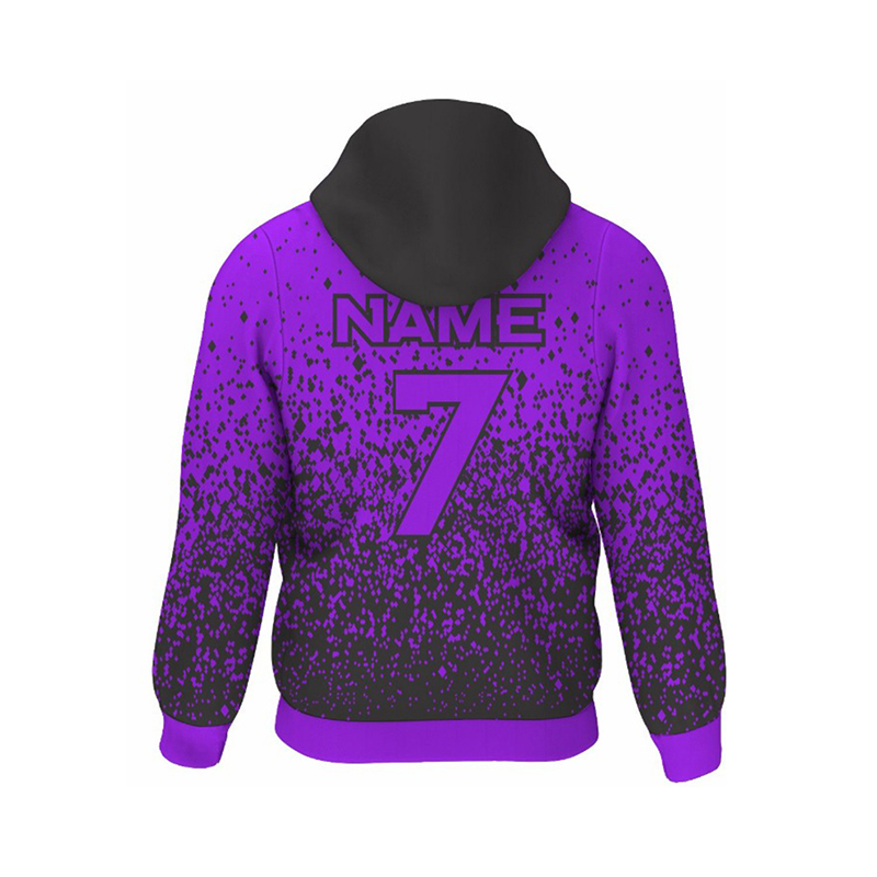 Rundown Black and Purple Long Sleeve Jersey